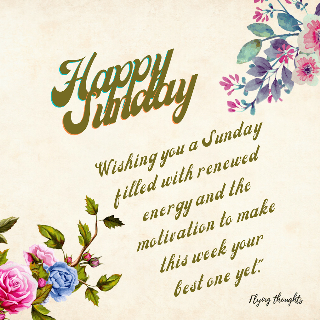 Sunday Wishes for Friends