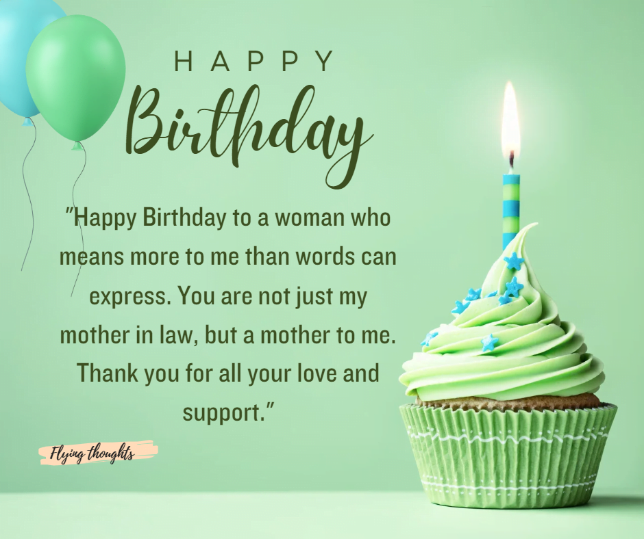 Meaningful Birthday Message for Mother in Law