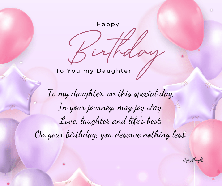 Birthday Poems to My Daughter: A Heartfelt Letter in Verse